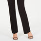 Calça flare feminina Anne Klein preta e elástica