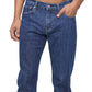 Calça Jeans Calvin Klein Masculina Straight Fit Stretch Azul Tamanho 31X30