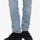 Calça Jeans Masculina Calvin Klein Slim Straight Fit Stretch Azul Tamanho 34X30