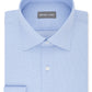 Camisa social masculina Michael Kors Regular Fit Airsoft sem passar a ferro, azul, tamanho 16,5 x 32 x 33
