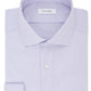 Camisa social Calvin Klein masculina slim fit, elástica, sem passar a ferro, roxa, tamanho 36x37