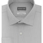 Camisa social masculina Michael Kors Slim Fit Airsoft Performance sem passar a ferro, cinza, tamanho 17 x 34 x 35
