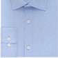 Camisa social masculina Michael Kors Slim Fit Airsoft Performance sem passar a ferro, azul, tamanho 17 x 34 x 35
