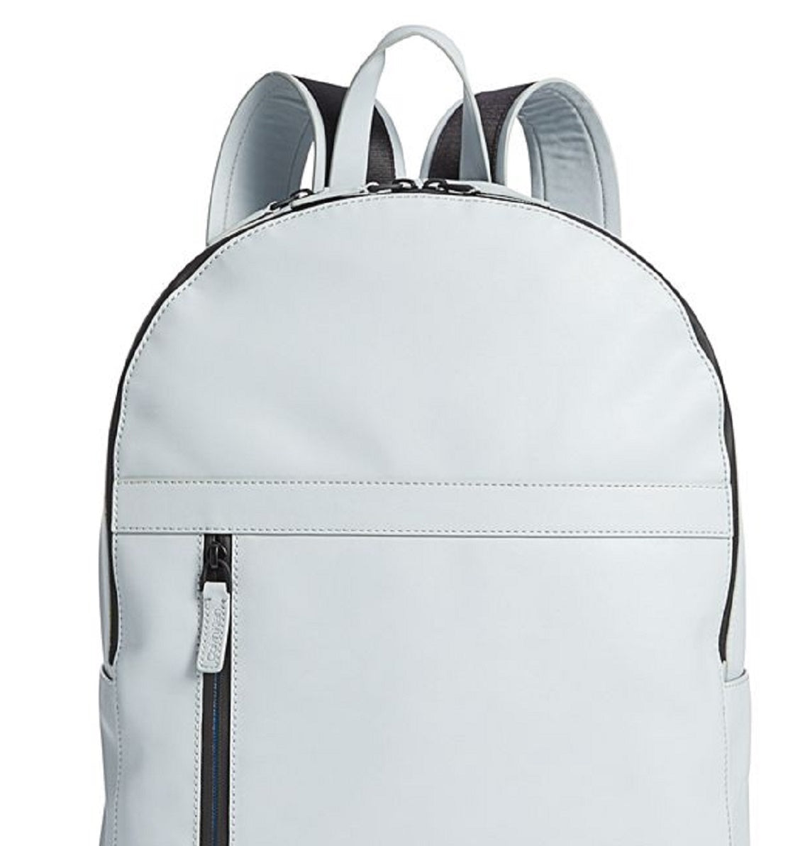 Mochila Calvin Klein Masculina Listrada Lisa Cinza Tamanho Regular