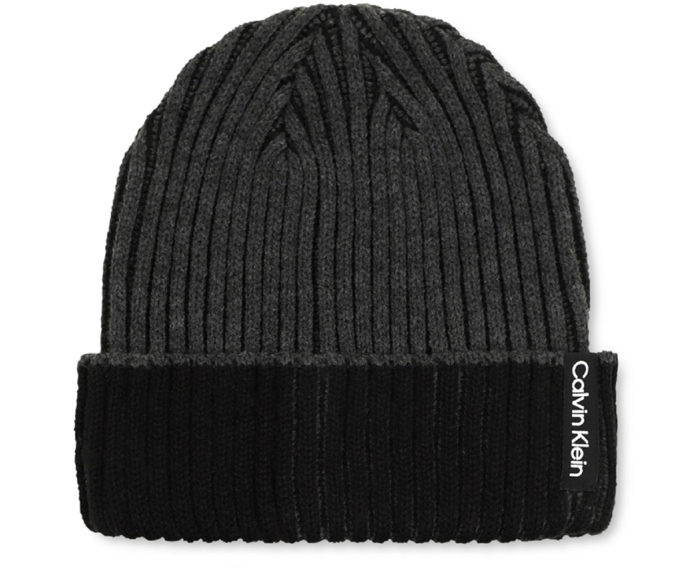 Conjunto de chapéu e luvas de pescador Calvin Klein masculino, com nervuras duplas, preto, tamanho regular