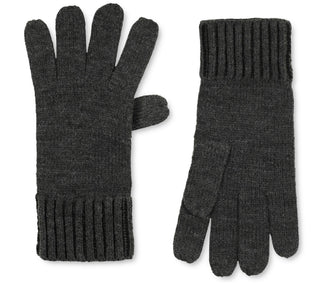 Calvin Klein Men's Double Wide Ribbed Fisherman's Hat & Gloves Set Black Size Regular