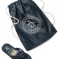 Conjunto de chinelos e bolsa de cintura Penguin masculino, azul, tamanho P