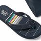 Conjunto de chinelos e bolsa de cintura Penguin masculino, azul, tamanho P