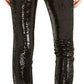 Calça skinny feminina com lantejoulas da INC International Concepts, preta, tamanho XX-G