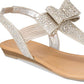 Material Girl Sandálias Femininas Shayleen com Biqueira Aberta e Slide Casual Cinza Tamanho 6 M