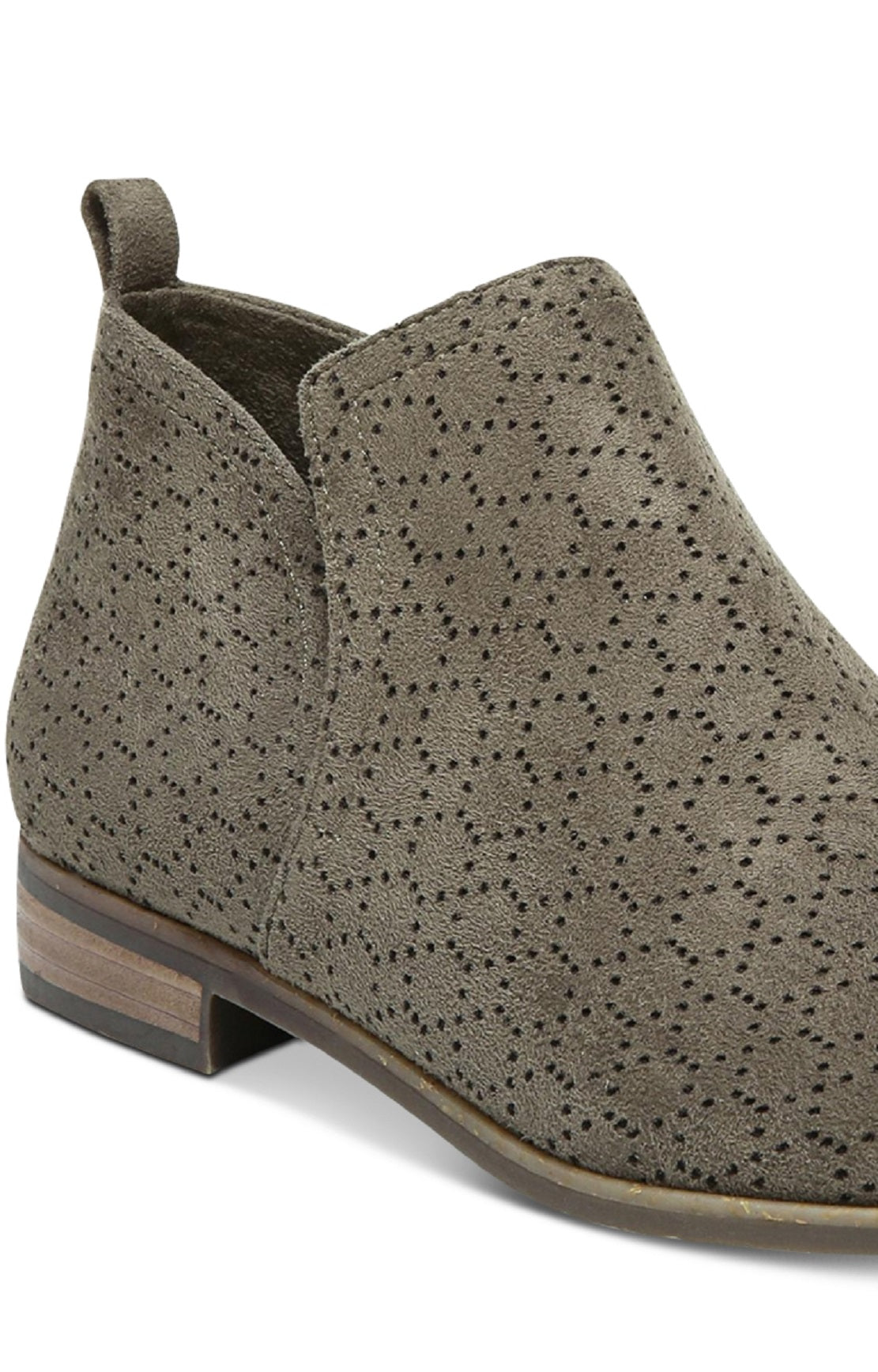 Bota feminina Dr. Scholl's Rate perfurada verde tamanho 6,5 M