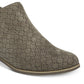 Bota feminina Dr. Scholl's Rate perfurada verde tamanho 6,5 M