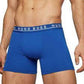 Cueca boxer masculina Hugo Boss, pacote com 3 peças, azul, tamanho médio