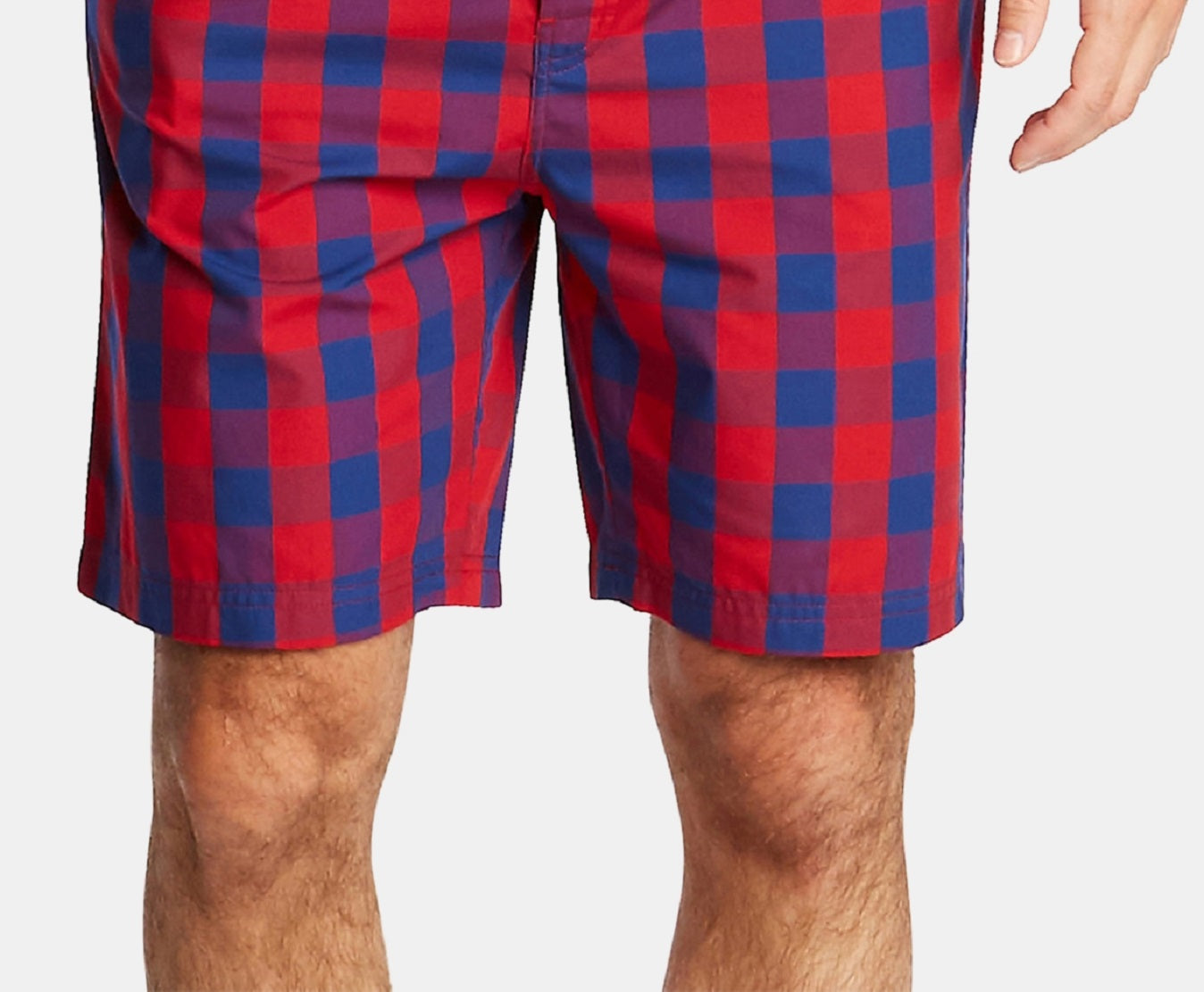 Shorts de pijama masculino xadrez de algodão Nautica rosa tamanho GG