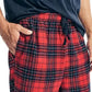 Conjunto de 2 peças de camiseta lisa clássica e calça de pijama de flanela xadrez masculina Nautica, tamanho azul médio