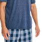 Camiseta masculina Nautica J Class Sleep, azul, tamanho X-G