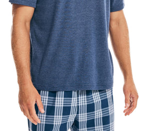 Camiseta masculina Nautica J Class Sleep, azul, tamanho X-G