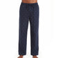 Calça de pijama masculina Nautica Signature, azul, tamanho médio