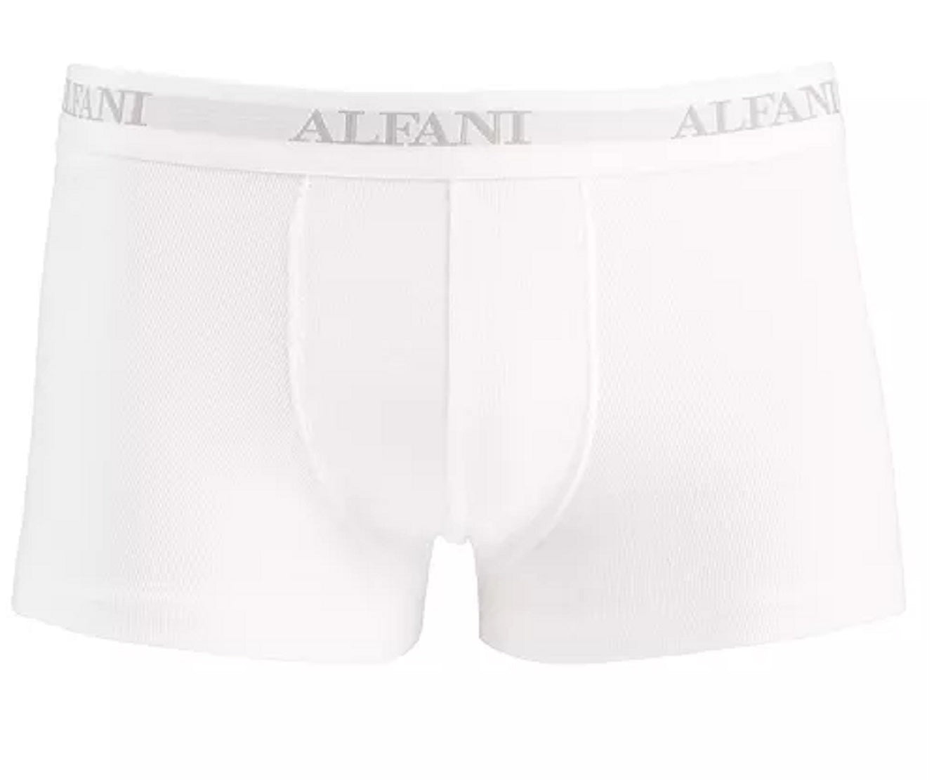 Cuecas íntimas Alfani Men's Intimates, pacote com 5, elásticas, com bolso duplo, brancas, tamanho pequeno
