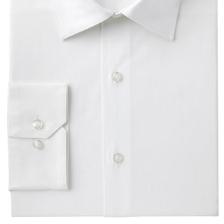 Camisa social masculina Alfani Slim Fit com elasticidade bidirecional e cor sólida, tamanho 16 x 34 x 35