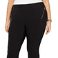 Calça skinny feminina INC International Concepts, preta, tamanho 20W