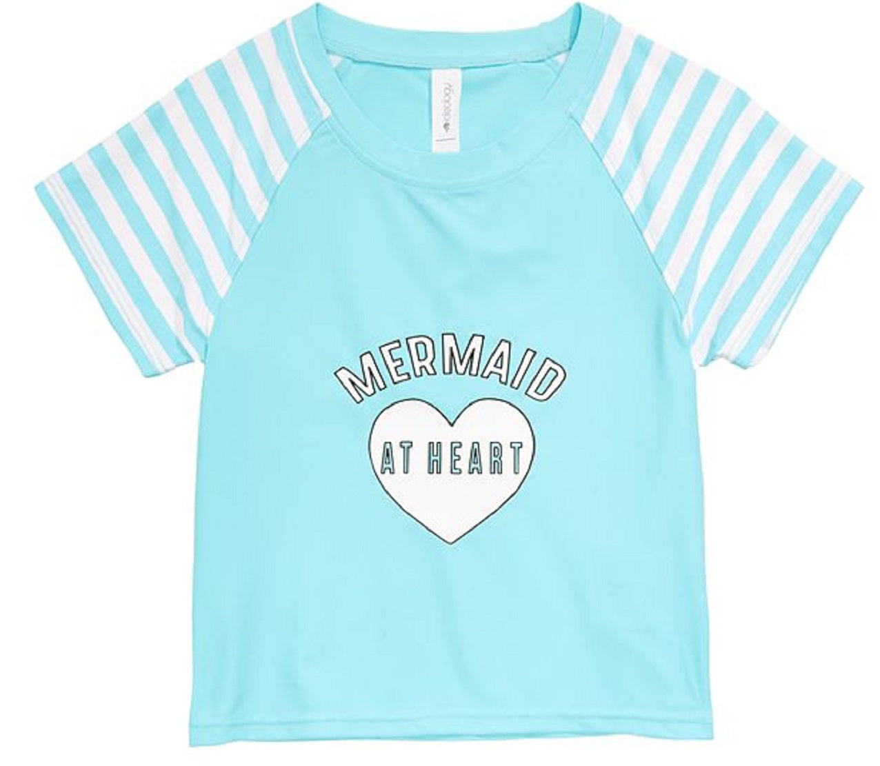 Ideology Toddler Girls 2 peças sereia Rash Guard maiô azul tamanho 4T