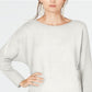 Suéter de malha canelada com manga dolman feminino INC International Concepts, branco, tamanho XX-grande