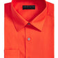 Camisa social masculina Alfani Slim Fit Officewear com botões laranja tamanho GG