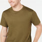 Camiseta masculina Tasso Elba Supima Blend com decote redondo e manga curta, verde, tamanho grande