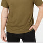 Camiseta masculina Tasso Elba Supima Blend com decote redondo e manga curta, verde, tamanho grande