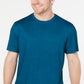 Camiseta masculina Tasso Elba Supima Blend com gola redonda e manga curta, azul, tamanho XX-G