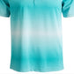 Camisa polo masculina listrada Lambert Ombre Attack Life By Greg Norman, verde, tamanho médio