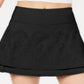 Saia-calça de tênis perfurada Ideology Performance preta tamanho X-S