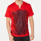 Camiseta masculina de crocodilo INC International Concepts vermelha tamanho X-S