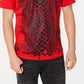 Camiseta masculina de crocodilo INC International Concepts vermelha tamanho X-S