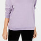 Karen Scott Moletom Esportivo Feminino Manga Longa Gola Redonda Roxo Tamanho Médio