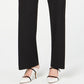 Calça feminina Alfani de malha lisa, preta, tamanho XX-G