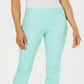 Calça feminina Charter Club Cambridge Skinny Tummy Control Azul Tamanho 8