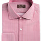 Camisa social masculina Tasso Elba Slim Fit, sem ferro, com punho francês e espinha de peixe, vermelha, tamanho 14,5 x 32 x 33