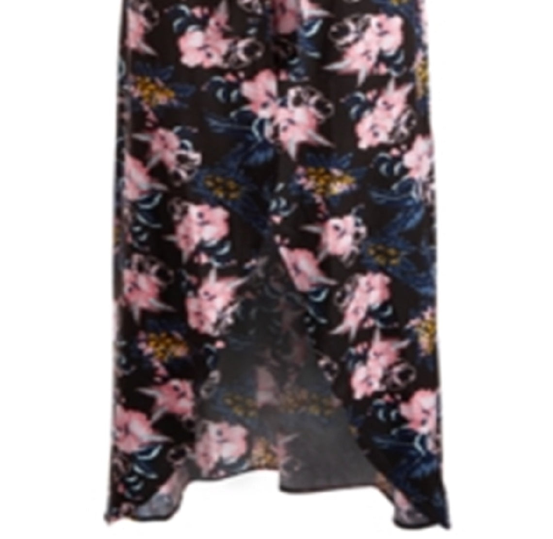 Conjunto de 2 peças de blusa com babados e saia longa Epic Threads Big Girl, preto, tamanho P