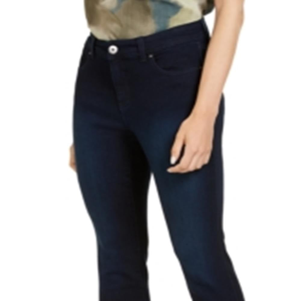 Calça jeans skinny feminina INC International Concepts Tummy Control, azul, tamanho 8, pequena
