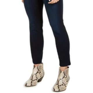 Calça jeans skinny feminina INC International Concepts Tummy Control, azul, tamanho 8, pequena