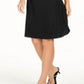 Vestido envelope feminino Alfani Hardware preto tamanho XX-G