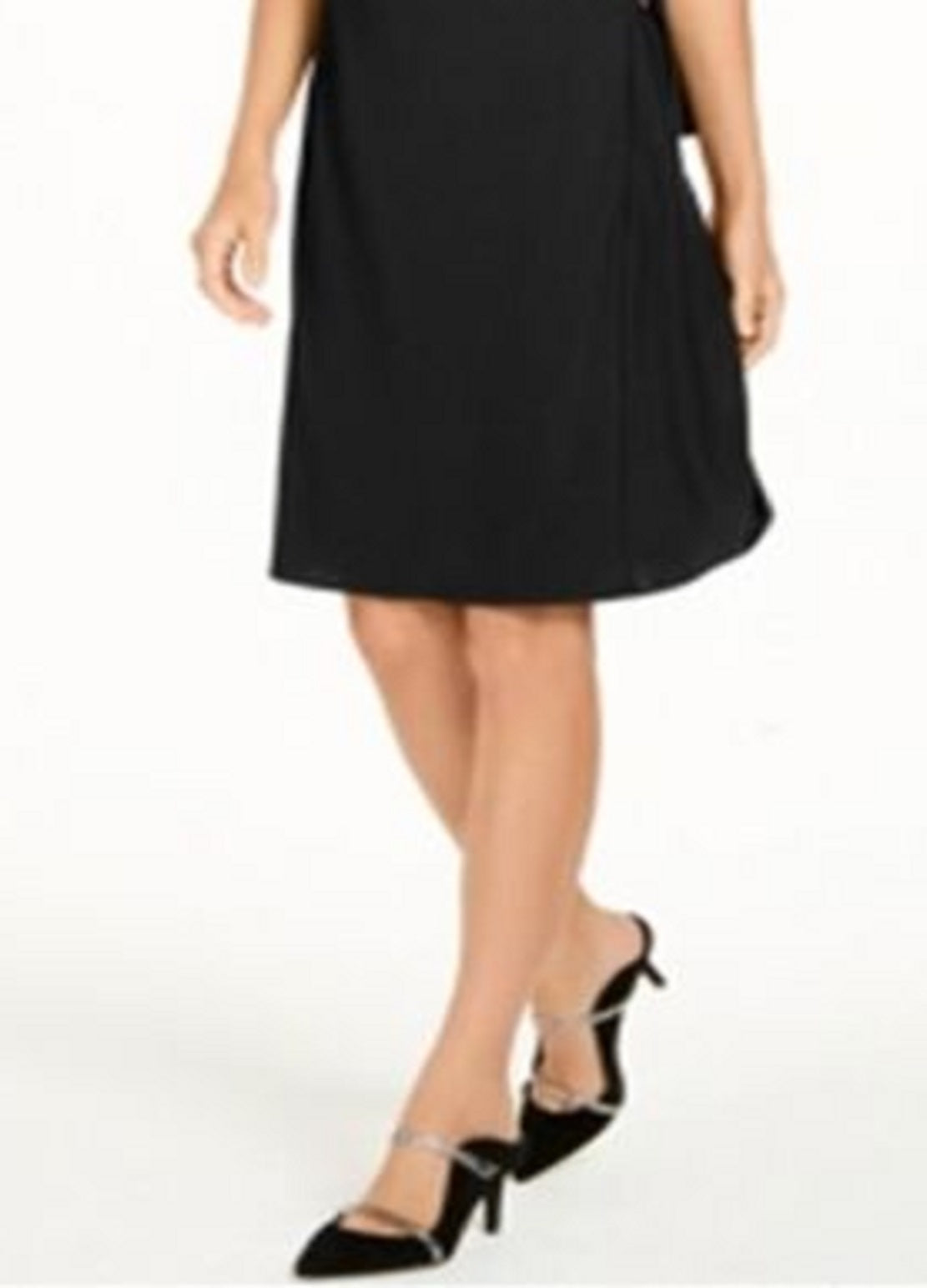 Vestido envelope feminino Alfani Hardware preto tamanho XX-G