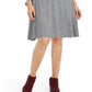Vestido rodado feminino Style &amp; Co cinza tamanho pequeno