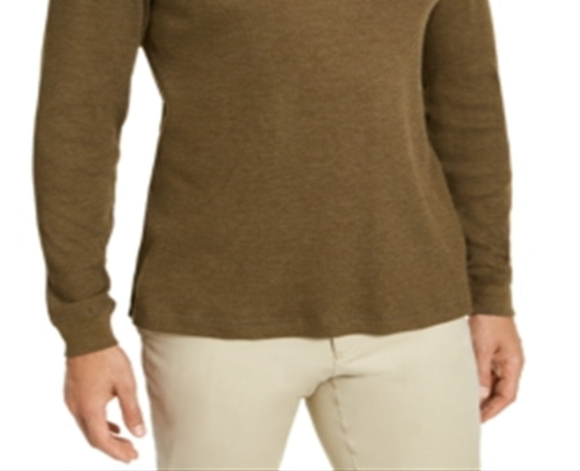 Camisa Henley Masculina Club Room Verde Tamanho Médio