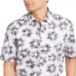 Camisa estampada masculina Alfani branca tamanho médio