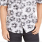 Camisa estampada masculina Alfani branca tamanho médio