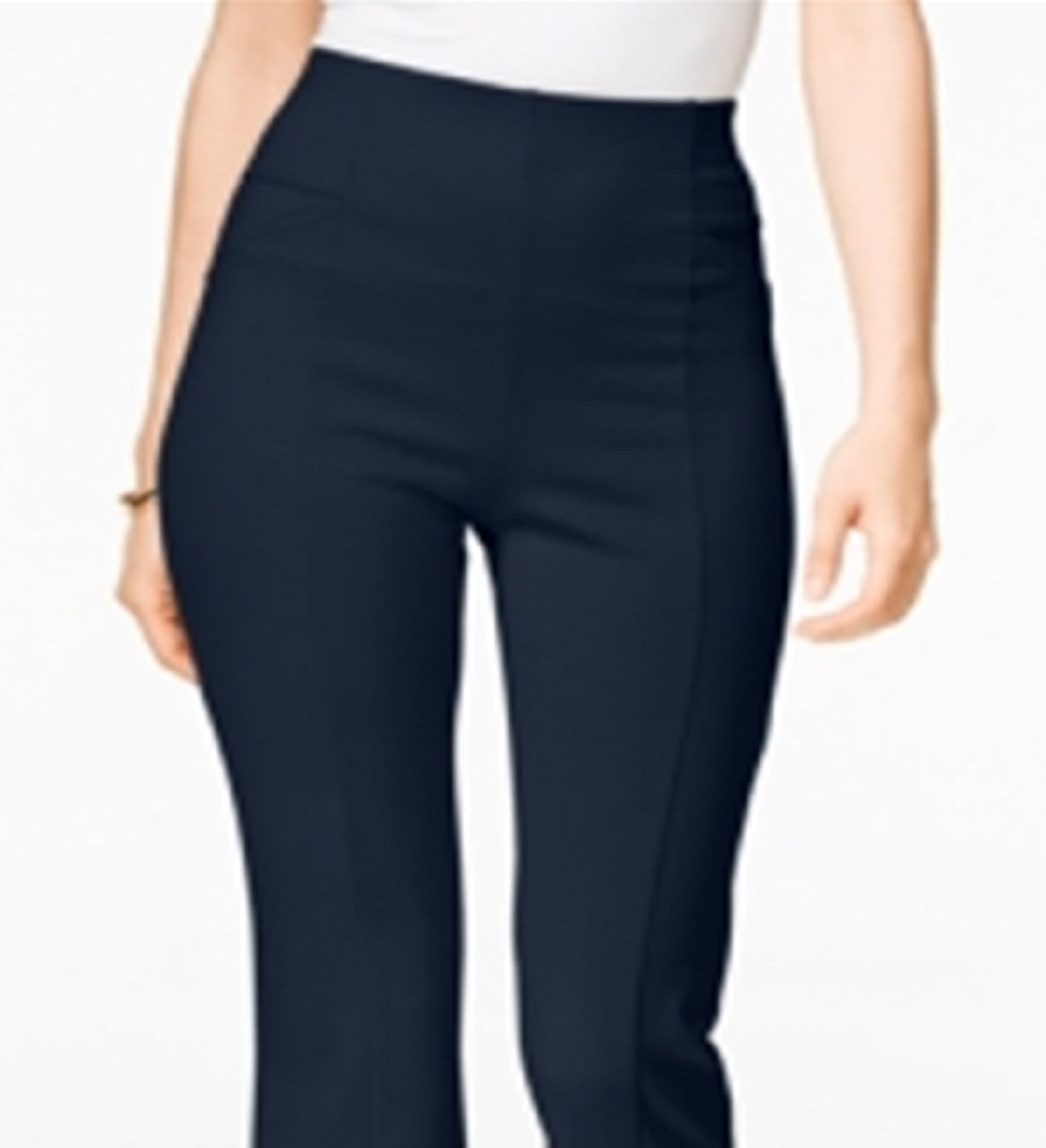 Calça Bootcut Feminina Cintura Alta INC International Concepts Azul Tamanho 16