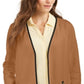 Cardigan feminino Charter Club Milano de algodão com frente aberta, marrom, tamanho XX-G